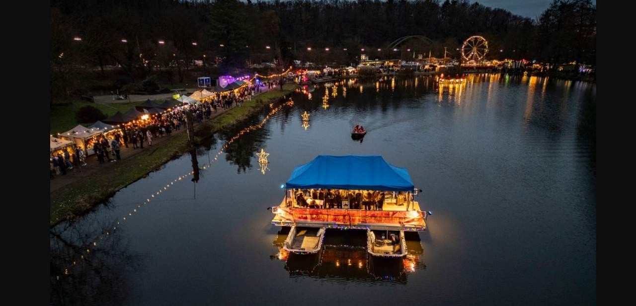 Weihnachtsgarten Saarbrücken lockt trotz Regen rund 80.000 Besucher (Foto: Samstag - BeckerBredel)